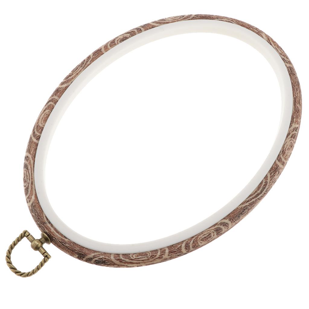 4 Sizes Plastic Oval Frame Hoop Ring Embroidery Cross Stitch Sewing Accessories