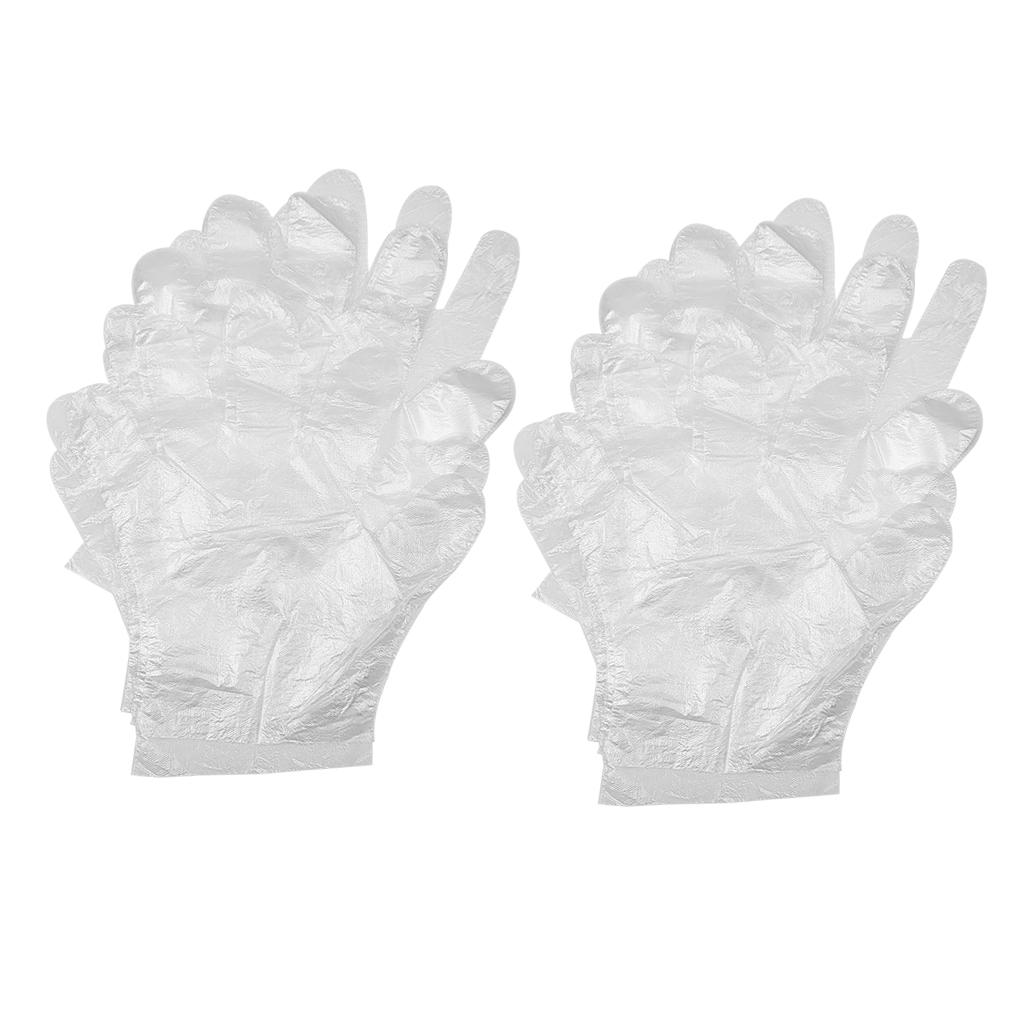 120x Disposable Hand Protection Gloves for Hair Dye Kitchen Catering Clean