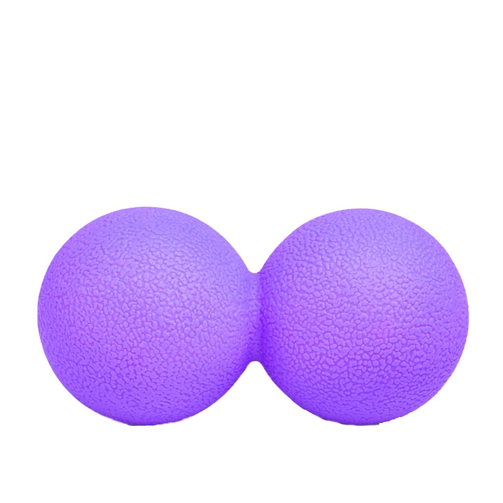 TPE Gym Fitness Muscle Massage Ball Point Pain Release Purple  Peanut Ball