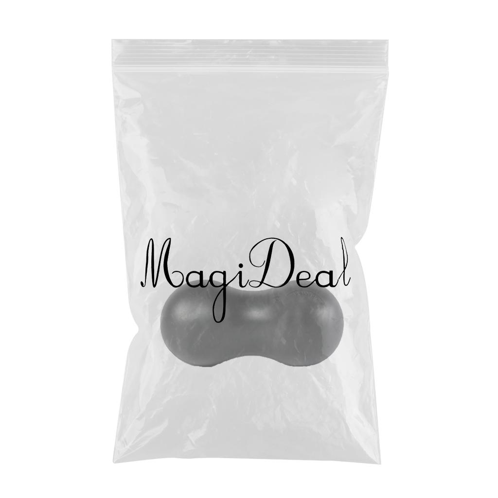 Yoga Equipment ball Peanut Lacrosse Balll for Myofascial Release Black