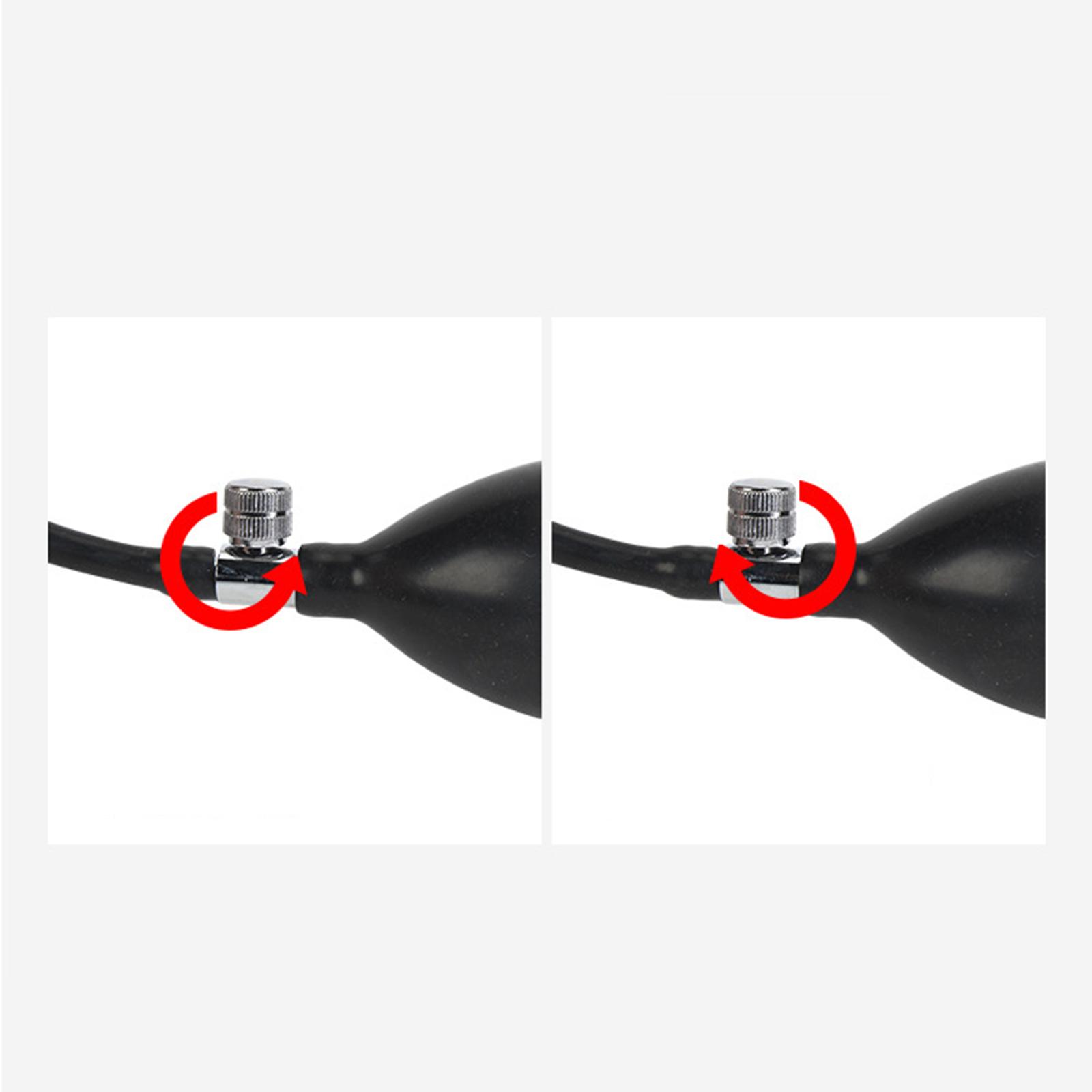 Neck Traction Device Inflatable Neck Stretcher Support Pillow Dark Blue