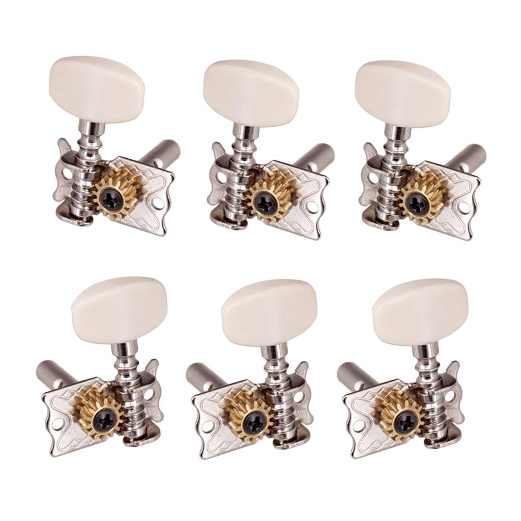 3x6pcs 3L3R Open Gear Classical Guitar String Tuning Pegs Tuners Machine Heads