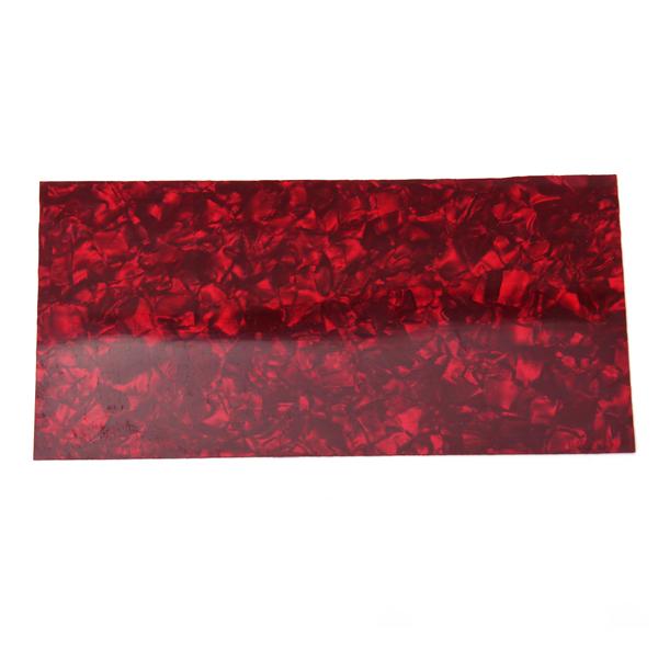 Red Tortoise Shell Celluloid Guitar Head Veneer Shell Sheet