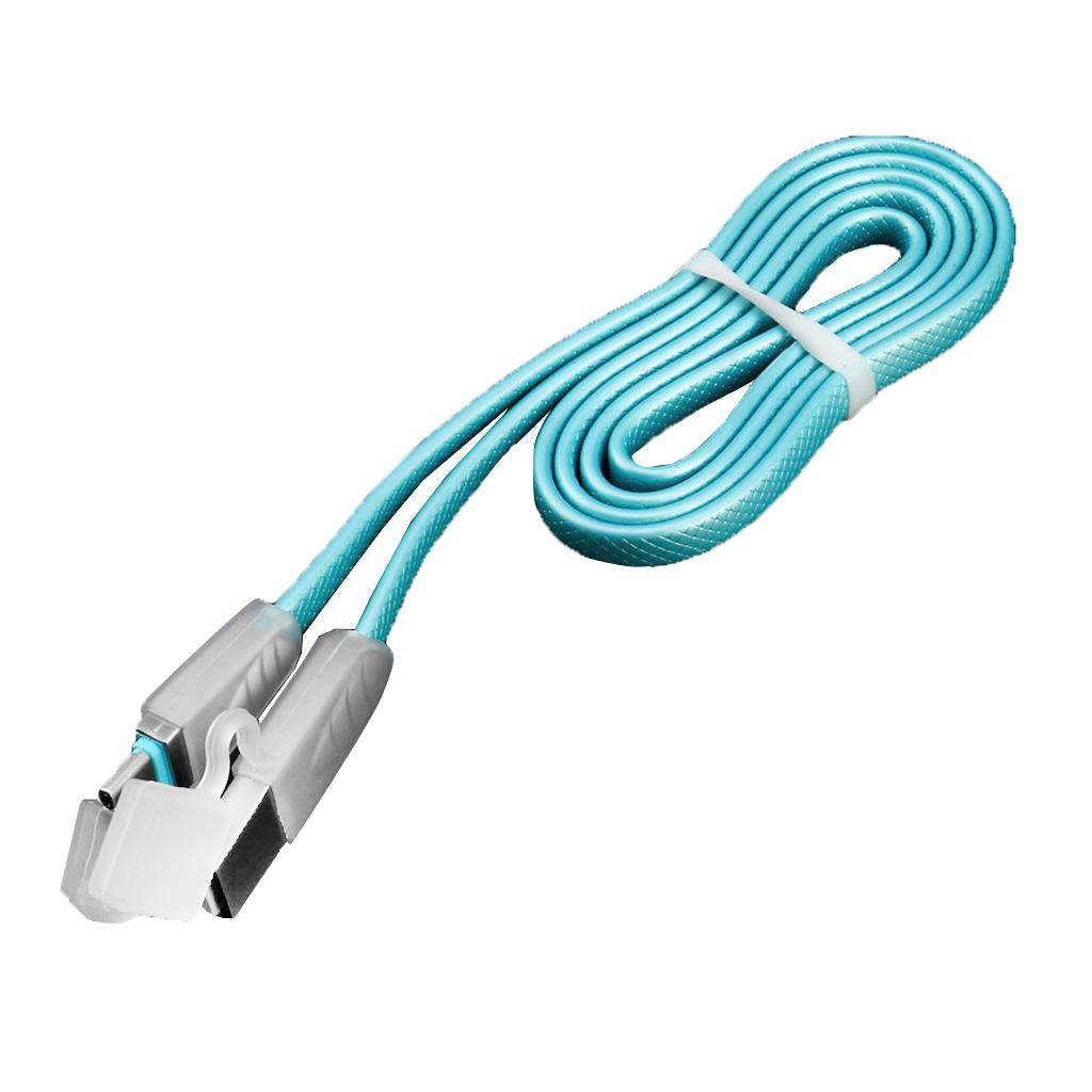 Type C Data Cable USB Charging Cable Cord for Samsung S8 S9 Blue