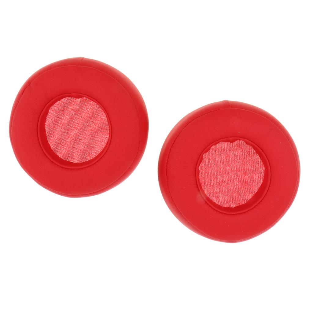 Leather Replacement Ear Pad Cushion Cover For Beats Pro red