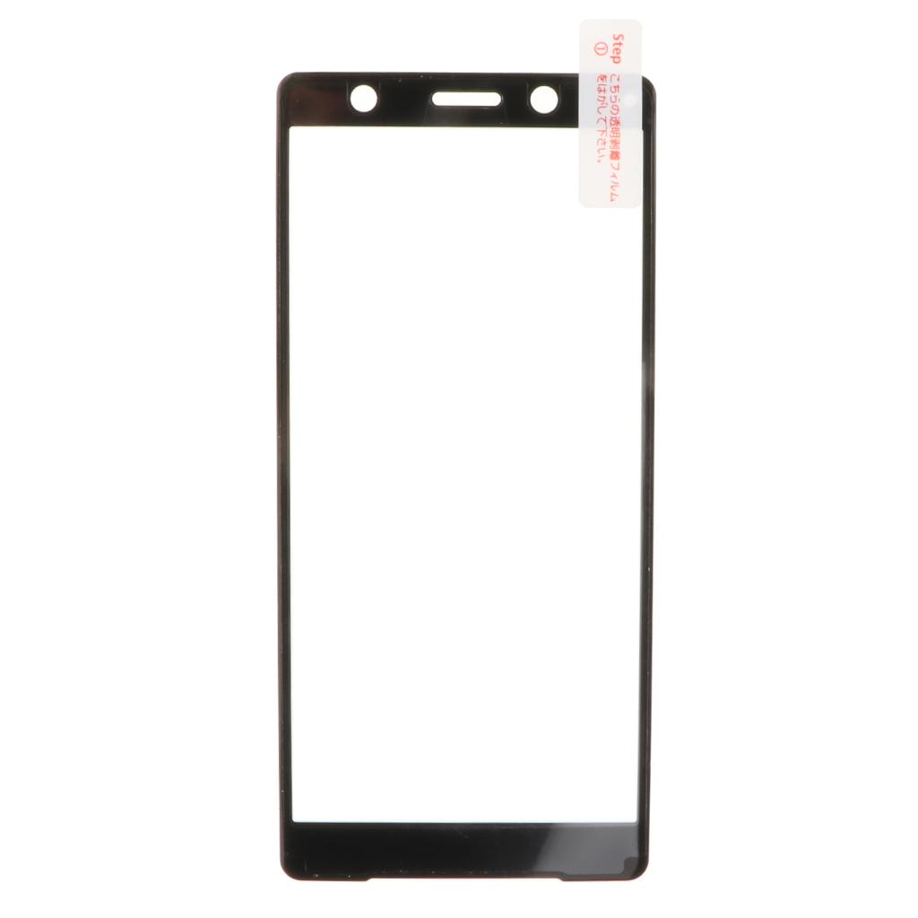 Full Cover 3D Curve Protective Film Screen Guard for Sony XZ2 Compact black