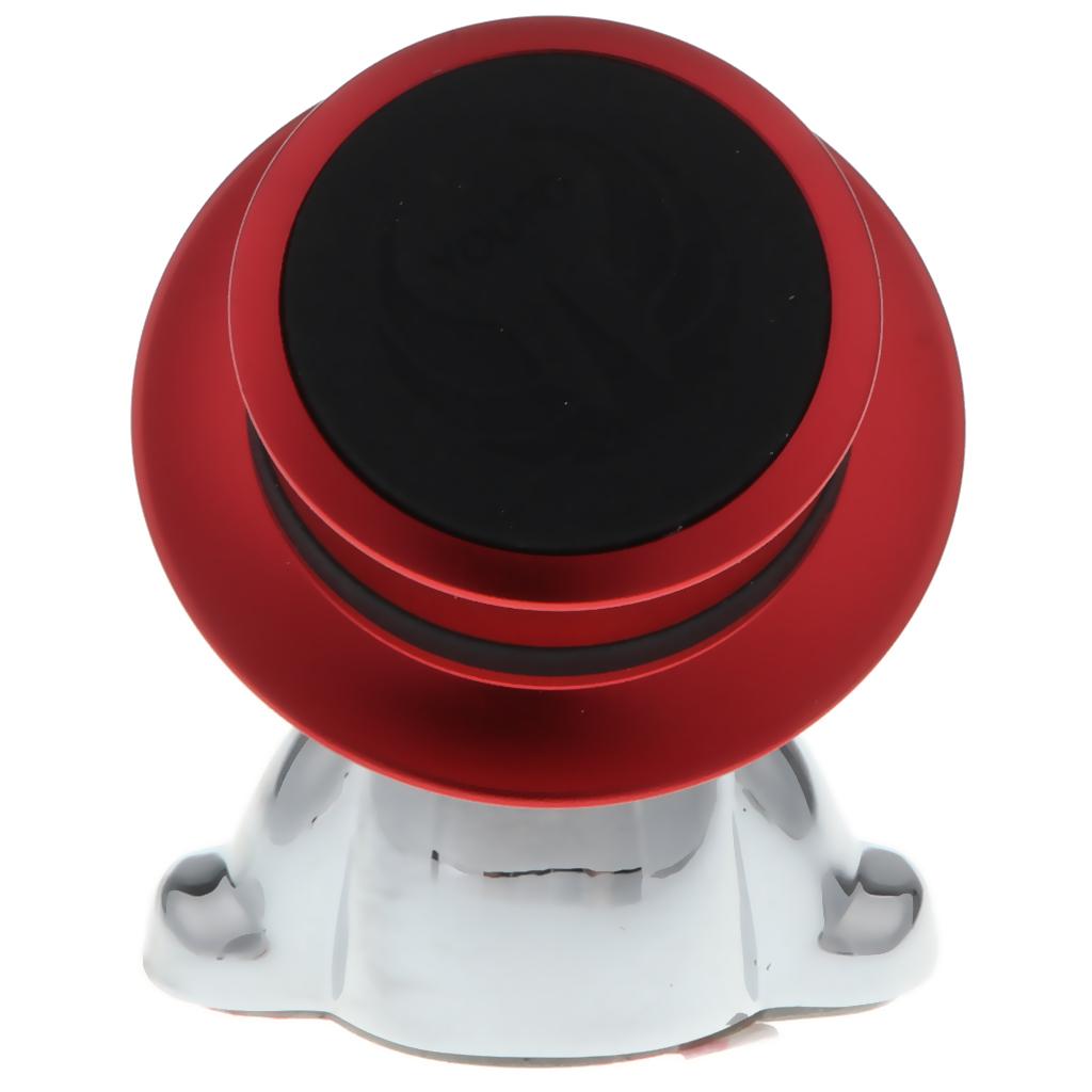 Hat Magnetic Phone Bracket 360 Degree Rotation Vehicle Tablet Holder Red