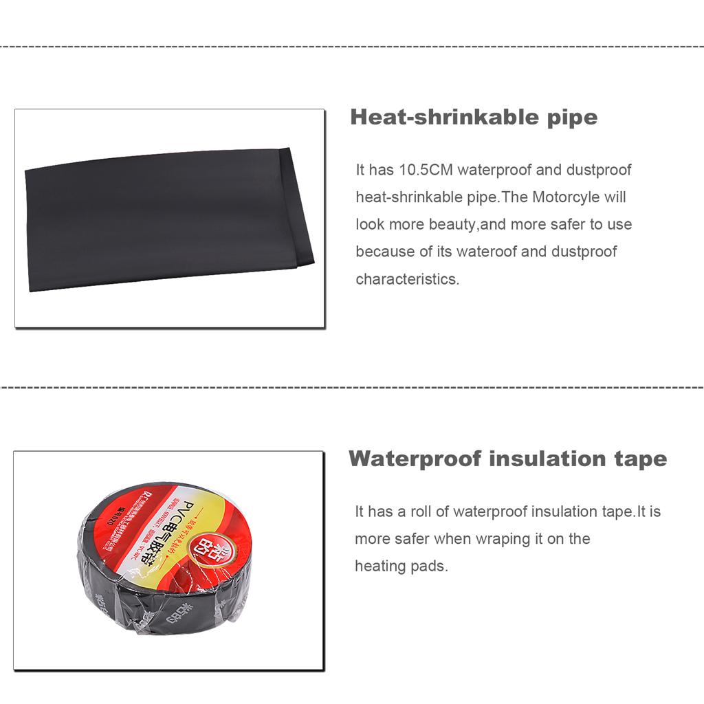 20A Boat Circuit Breaker Auto-Reset + Handlebars ATV Scooter Grips Heater