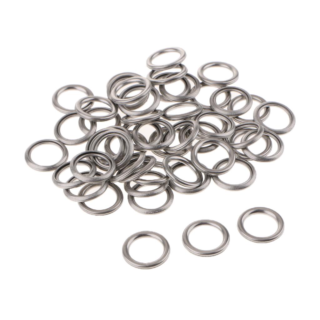 50 Pieces Oil Pan Drain Plug Gaskets for Toyota 4Runner Corolla Carina Hilux Lexus