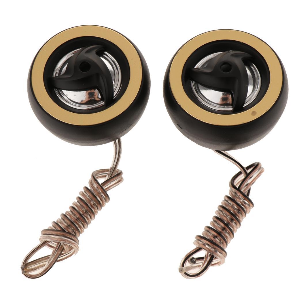 Pair of 25mm Car Silk Dome Tweeter Speakers Treble Stereo Audio Loudspeaker