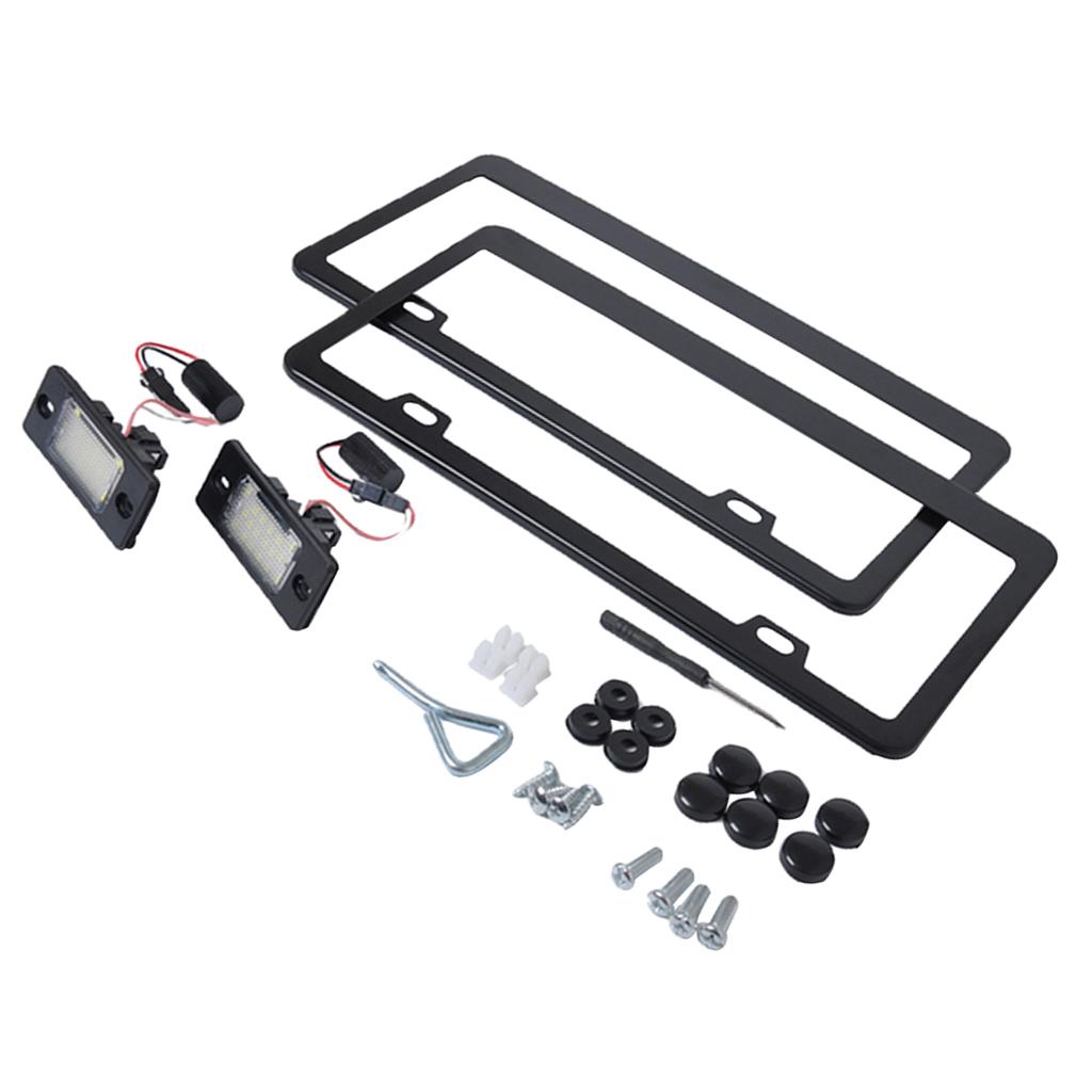 License Plate Lamp and Replacement Frame Fit for Volkswagen  Cayenne