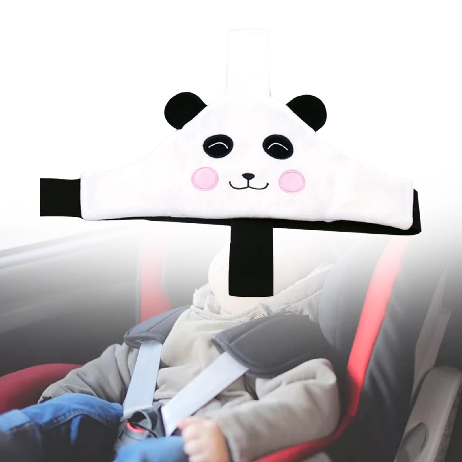 Car Seat Head Support Infant Baby Soft Slumber Sling Fit for Children Panda