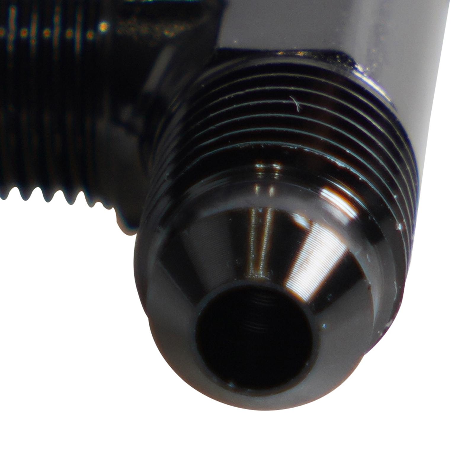 AN3 Male to 1/8inch NPT Black Alloy Premium Durable Replaces 45mm