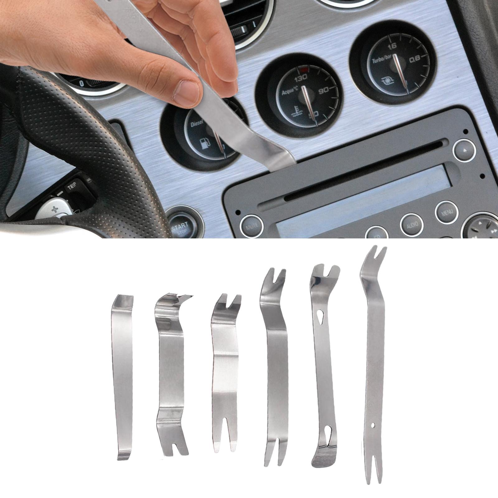 6 Pieces Car Inner Removal Tools Kit Removal Installer Pry Tool Repair Tools
