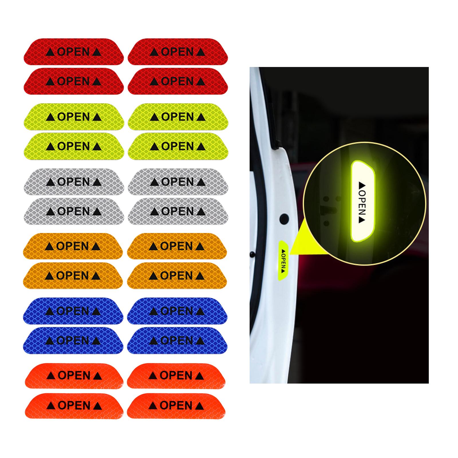 5x4x Reflective Tape Strong Adhesion for Vehicles Motorcycle Automotive Red