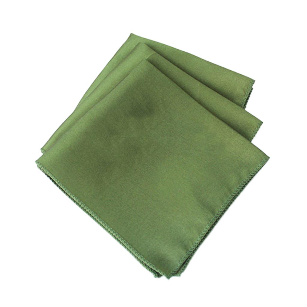 10x Polyester Napkin Pocket Handkerchief Square Wedding Party Tableware 02