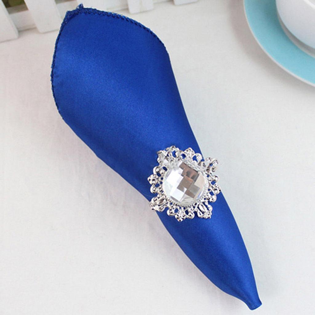 10x Polyester Napkin Pocket Handkerchief Square Wedding Party Tableware 20