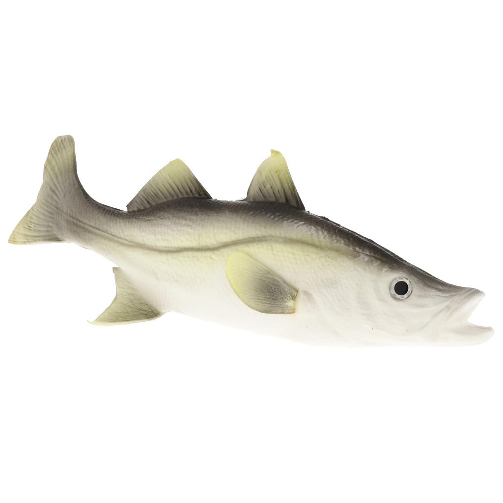 3D PU Plastic Simulated Animal Fish Tuna Realistic Fish Model Crafts Kids Toy Kitchen Decor