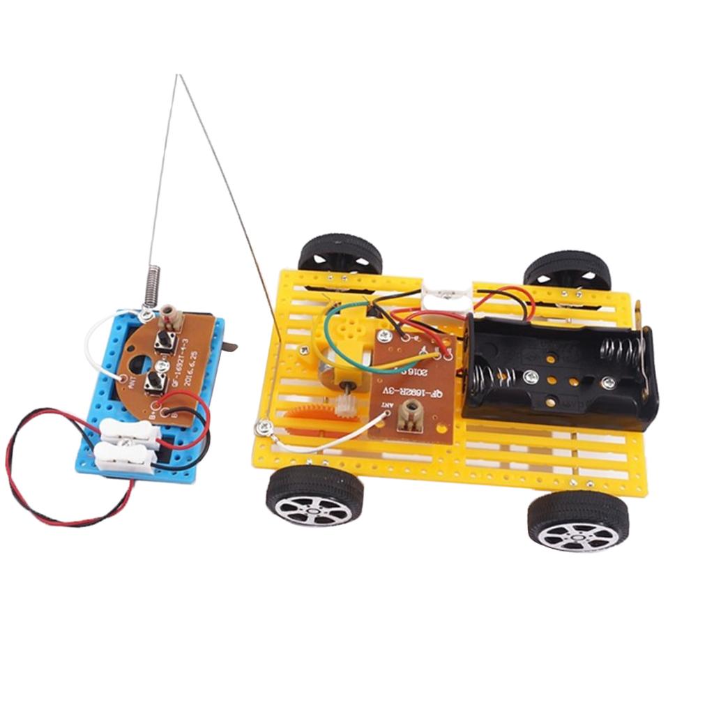 DIY Wireless Remote Control Racing Model Electric Motor Circuit Science Kit