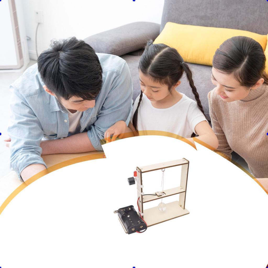 3xDIY Seismograph Alarm Model Assemble Toy Physics Science Experiments Tool