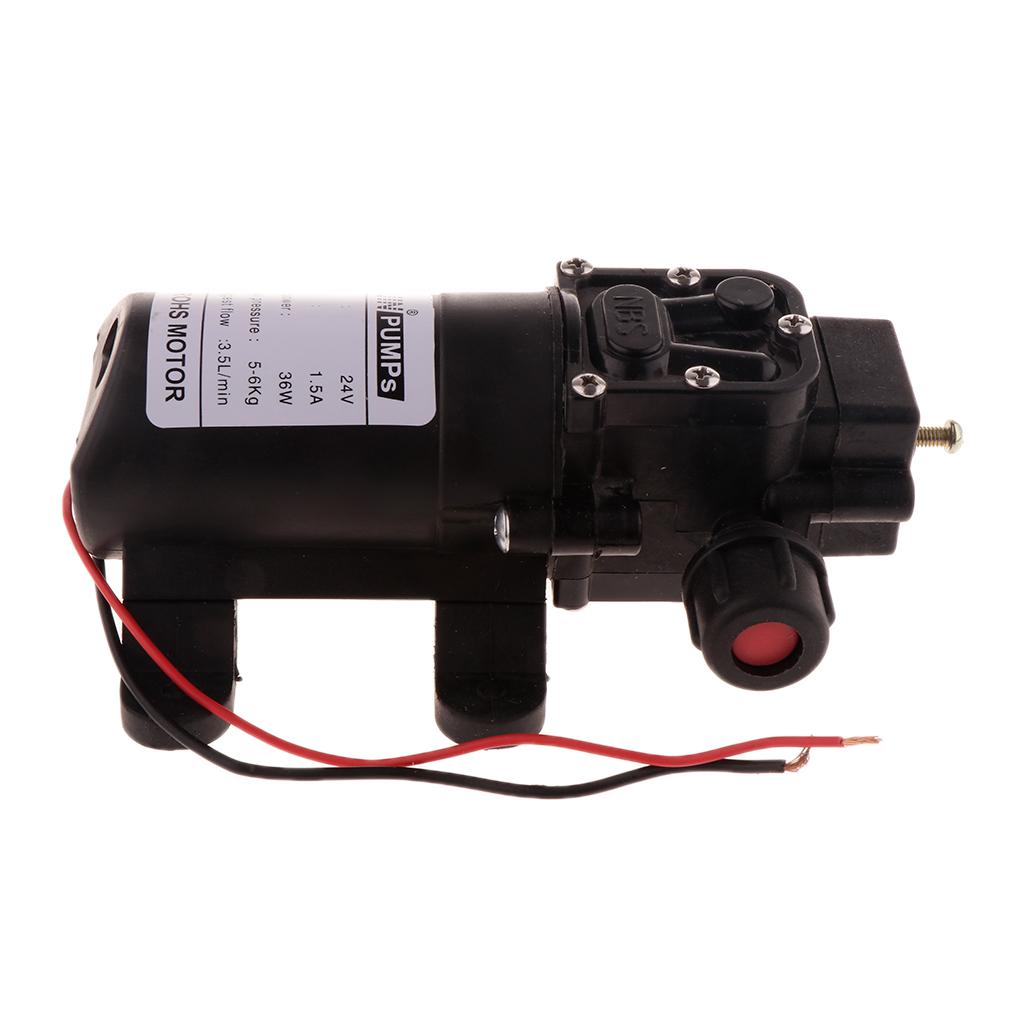 3.5L/min Agricultural Electric Water Pump Micro High Pressure Sprayer 24V Double Hose