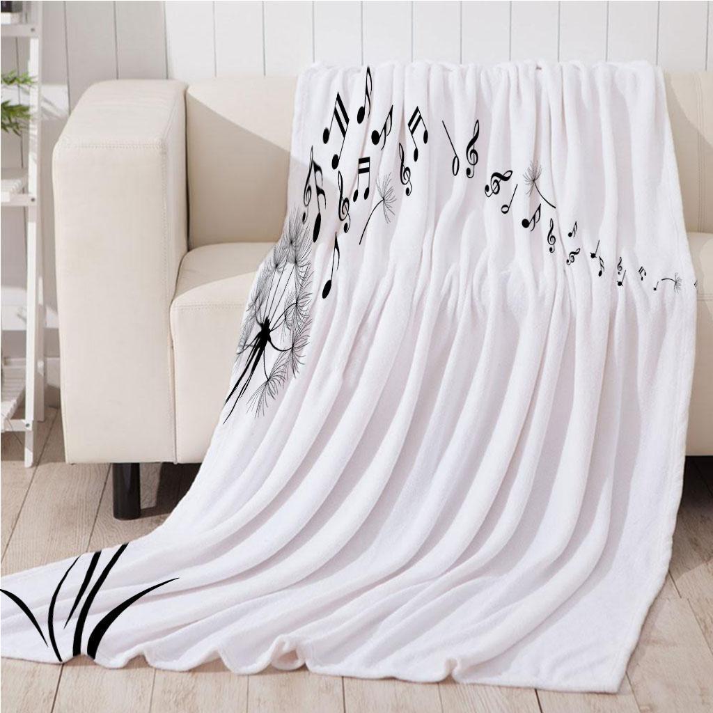 Large Soft Fleece Digital Printing Sofa Bed Blanket Throw Q 130 x 150cm