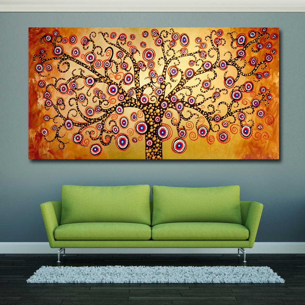 HD Modern Abstract Painting Furniture Decorative Picture pachira macrocarpa