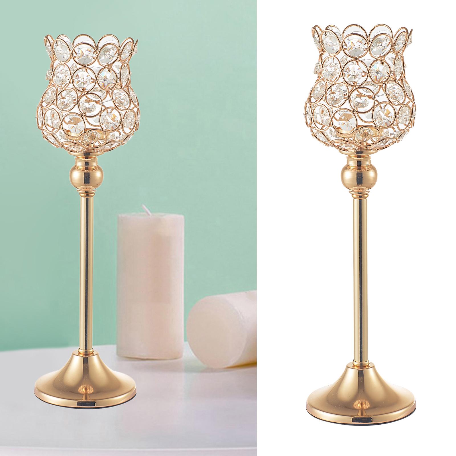 Candle Holder Dinner Table Flameless Candlesticks Modern Decorative 32cm