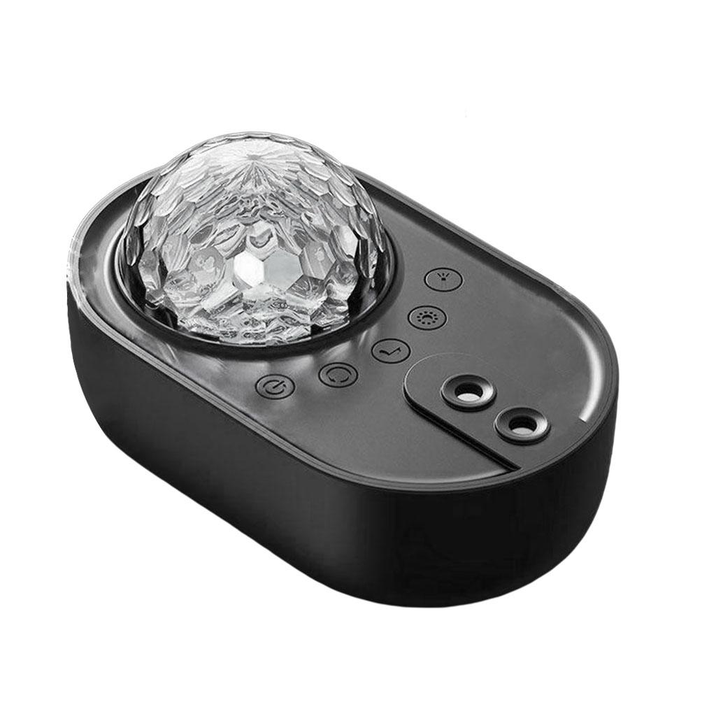LED Galaxy Projector Light Music USB Starry Night Projection Lamp Room Black