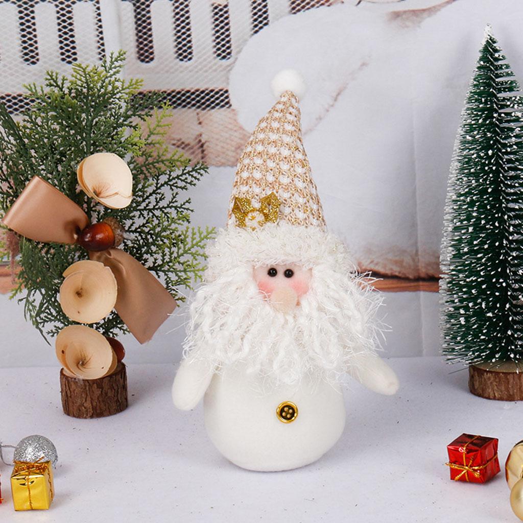 Christmas Gnomes Plush Figurine Statue Doll Holiday Home Ornaments  Old man