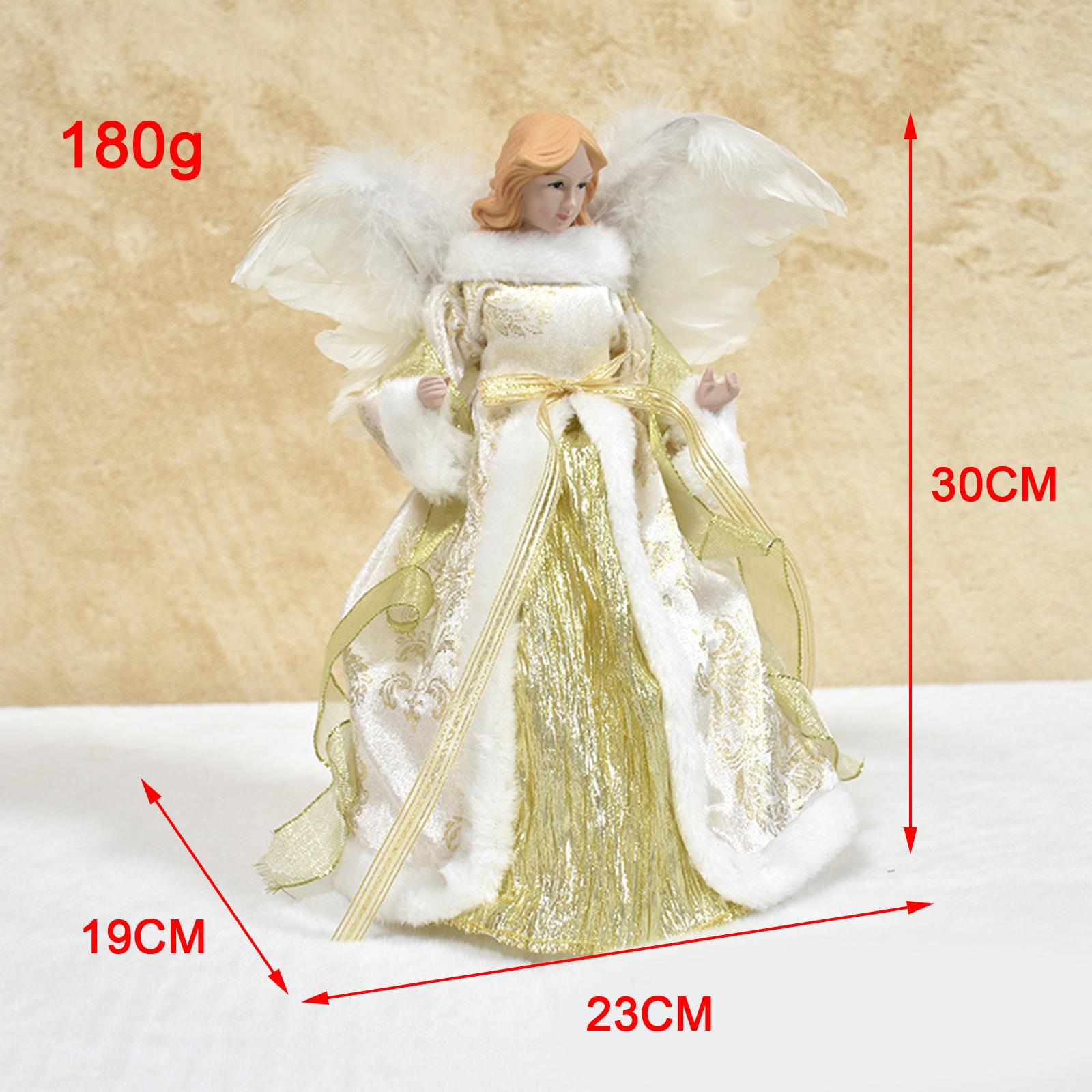 Treetop Craft Dolls Figurine Christmas Angel Decoration for Party Kids Angel A