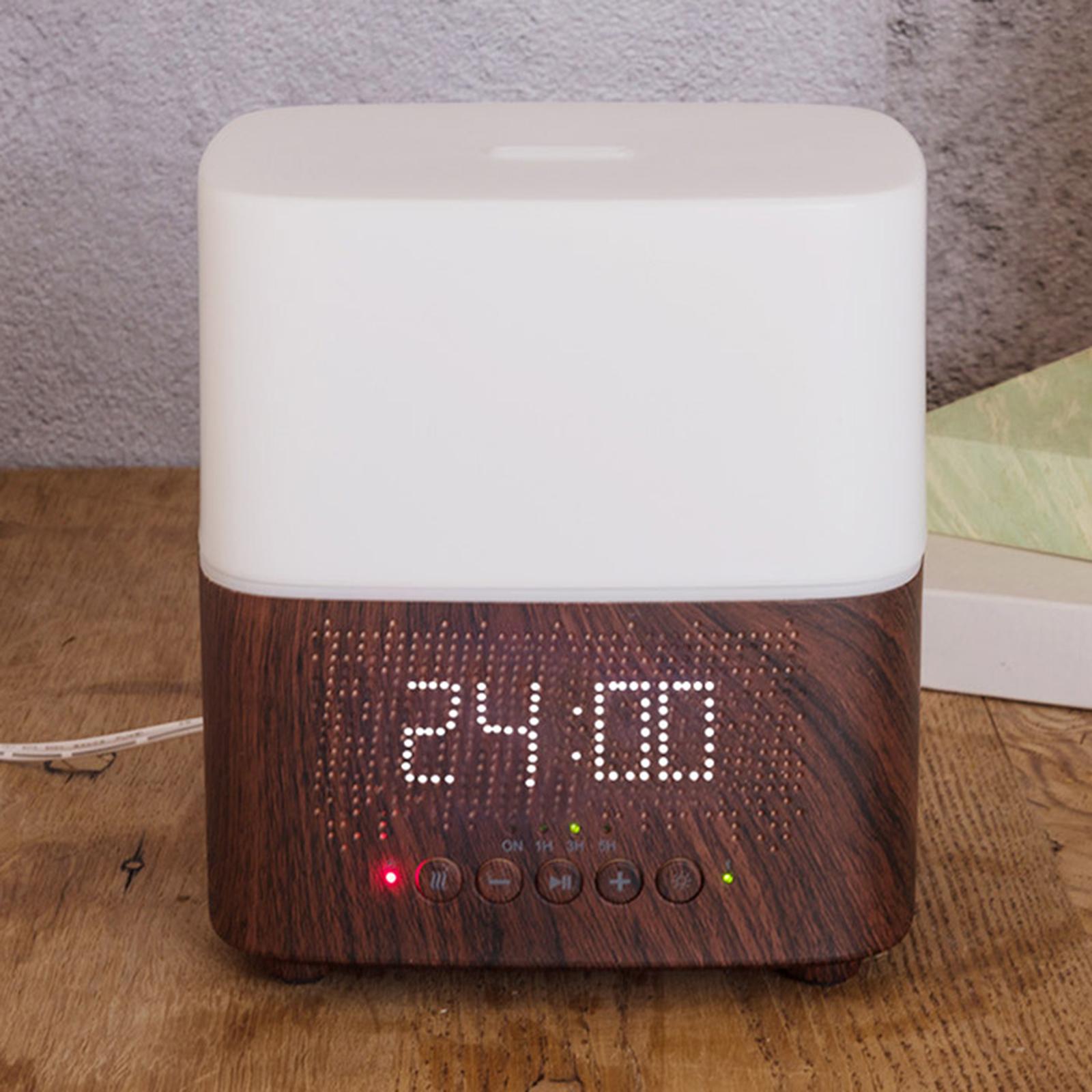 Electric Air Humidifier Aroma Essential Oil Diffuser Deep wood grain