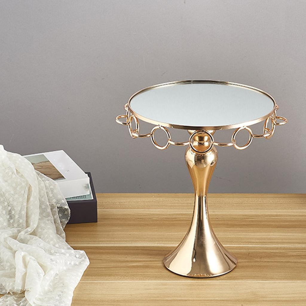 8inch Golden Cake Stand Dessert Table Fruit Pedestal for Wedding Birthday