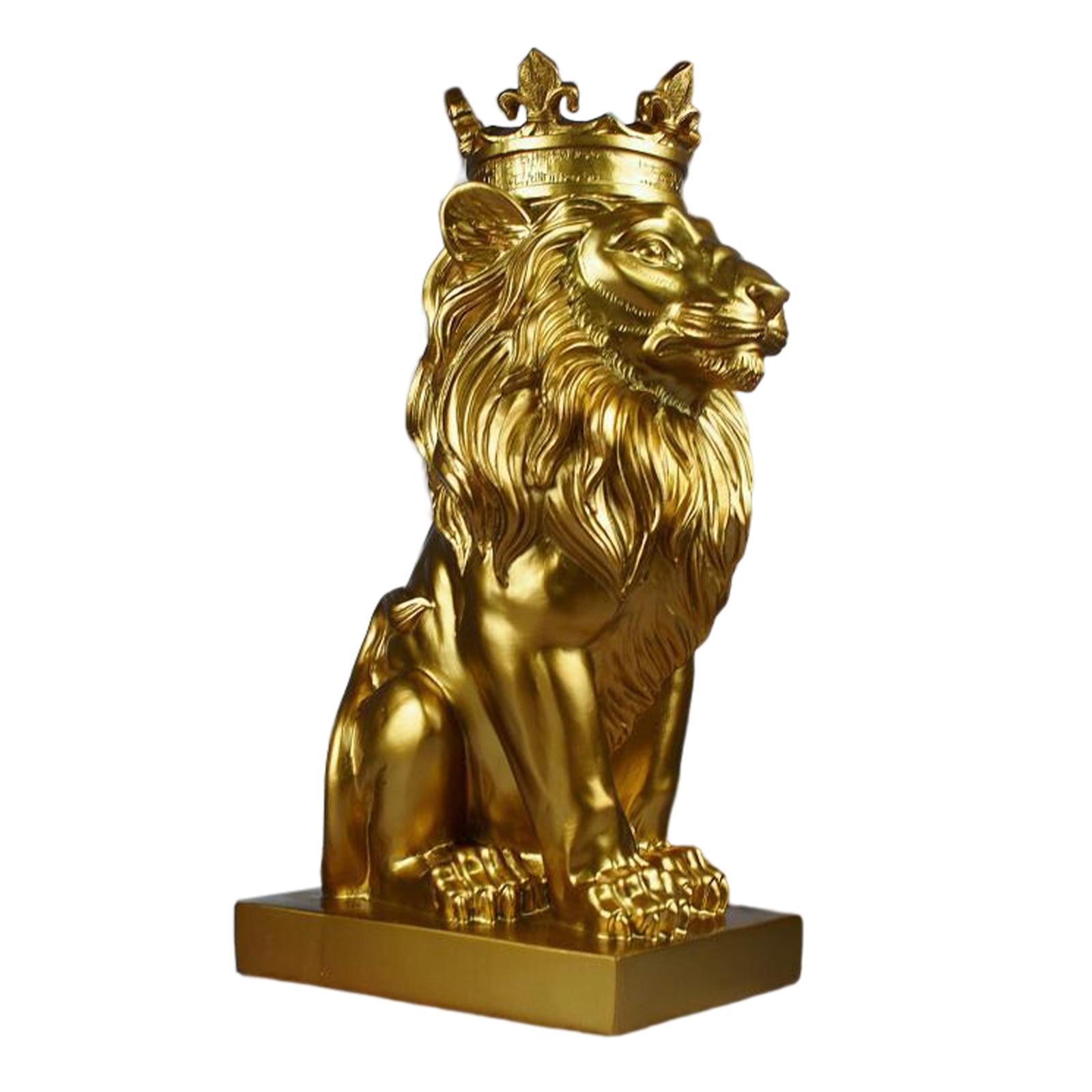 Lion Head Statue Resin