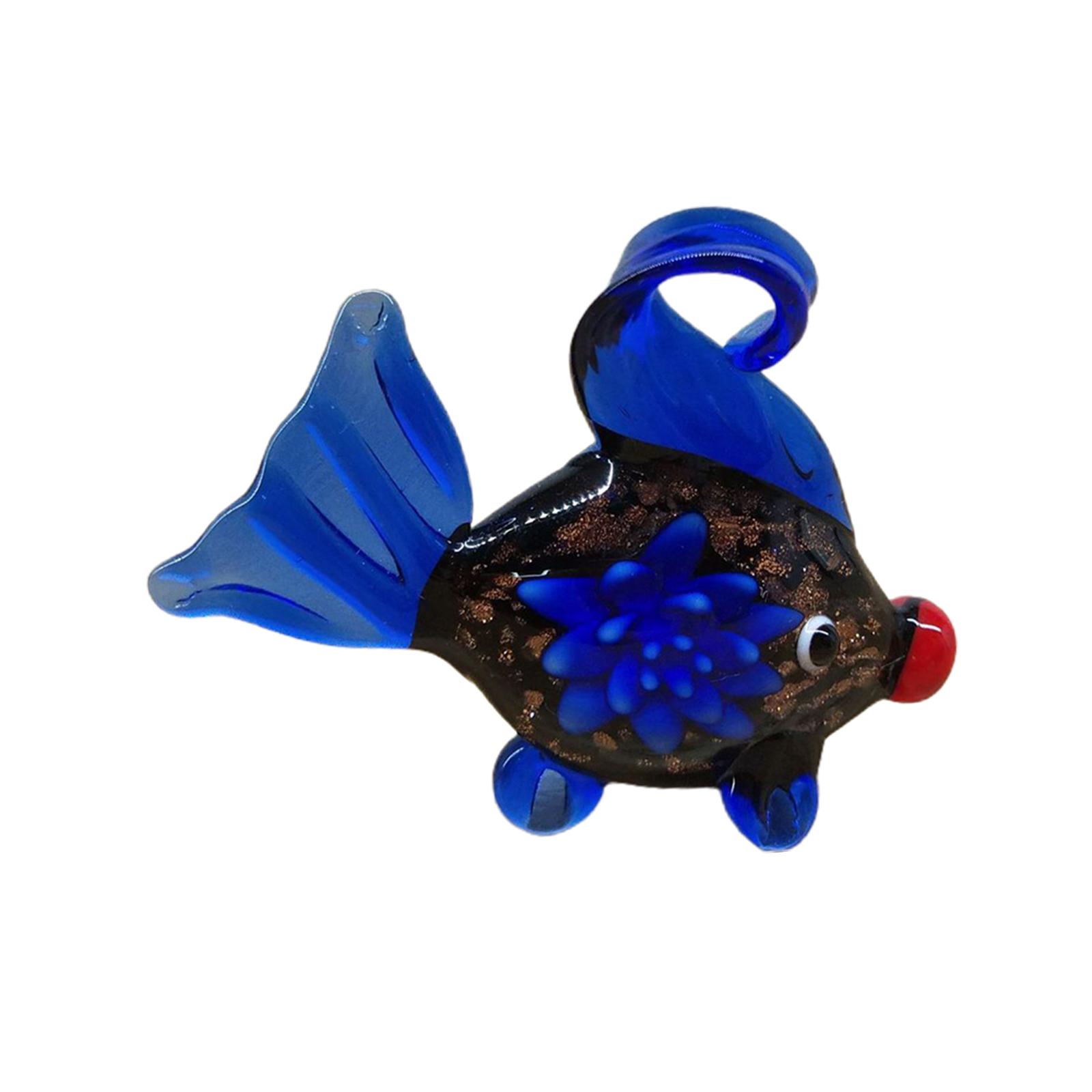 Fish Ornament Landscape Supplies Fish Tank Craft Creative Decorations Blue