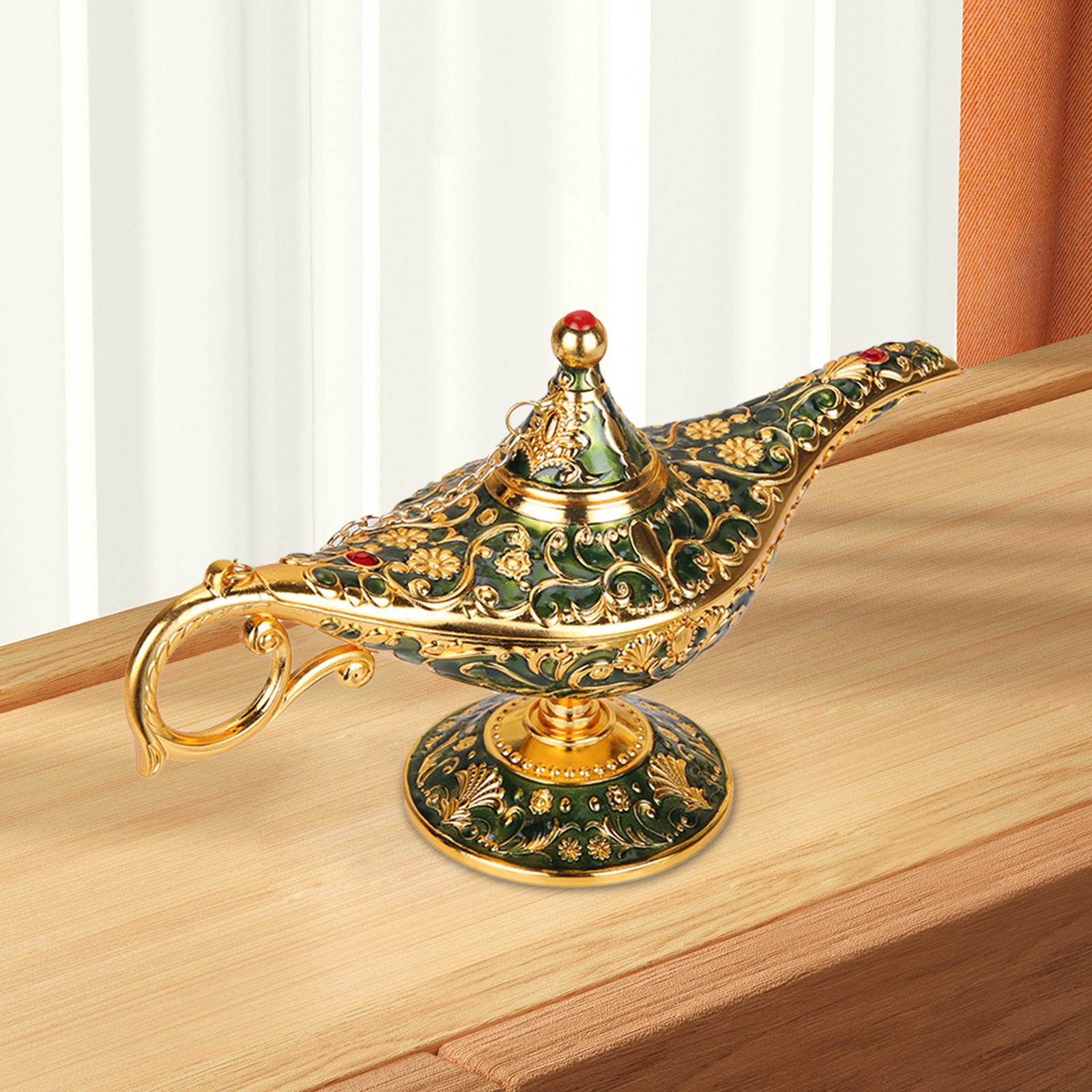 Fairy Tale Magic Lamps Metal burner for Office Hallway Housewarming green