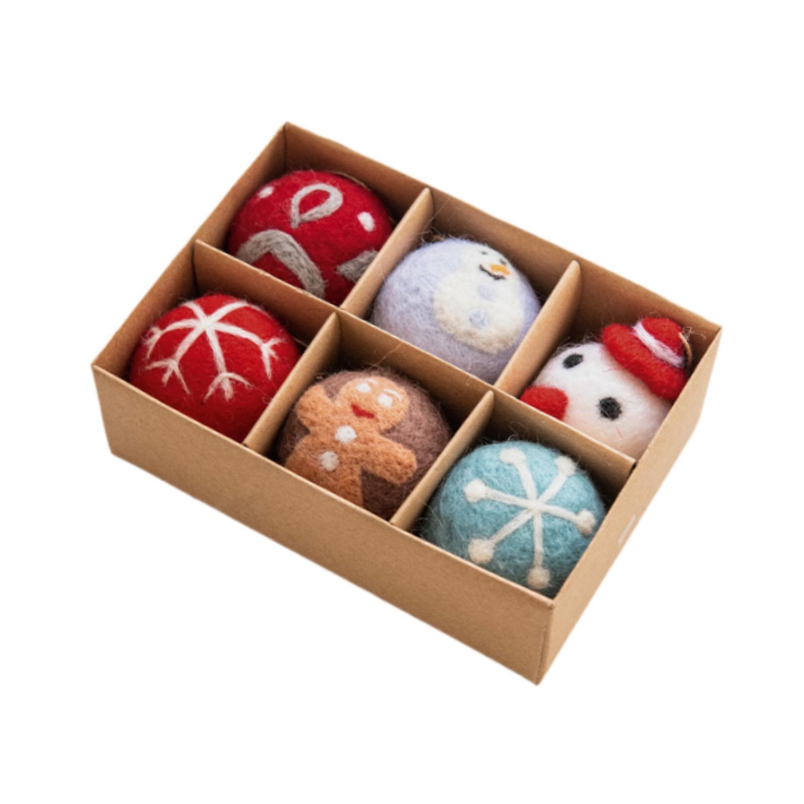 Christmas Ball Ornament 6Pcs