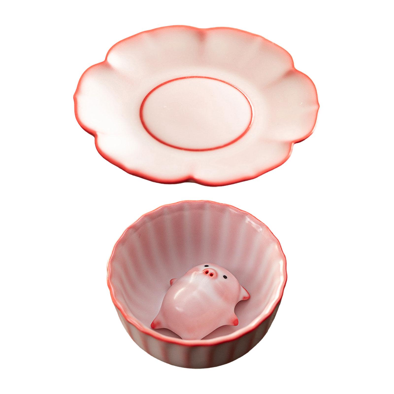 Ceramic Teacup and Saucer Set