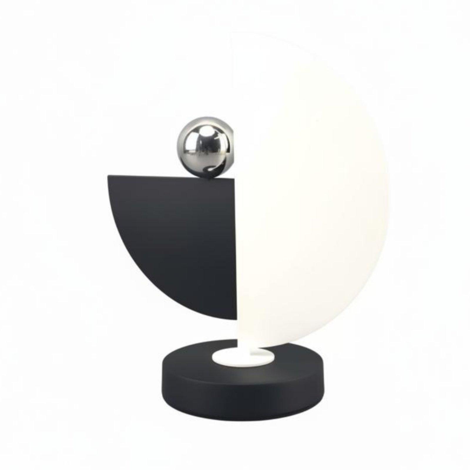 Geometric Metal Sculpture Black And White