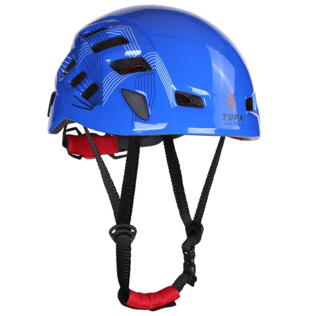 Climbing Helmet Outdoor Sports Mountaineering Kayaking Rappel Rescue Blue