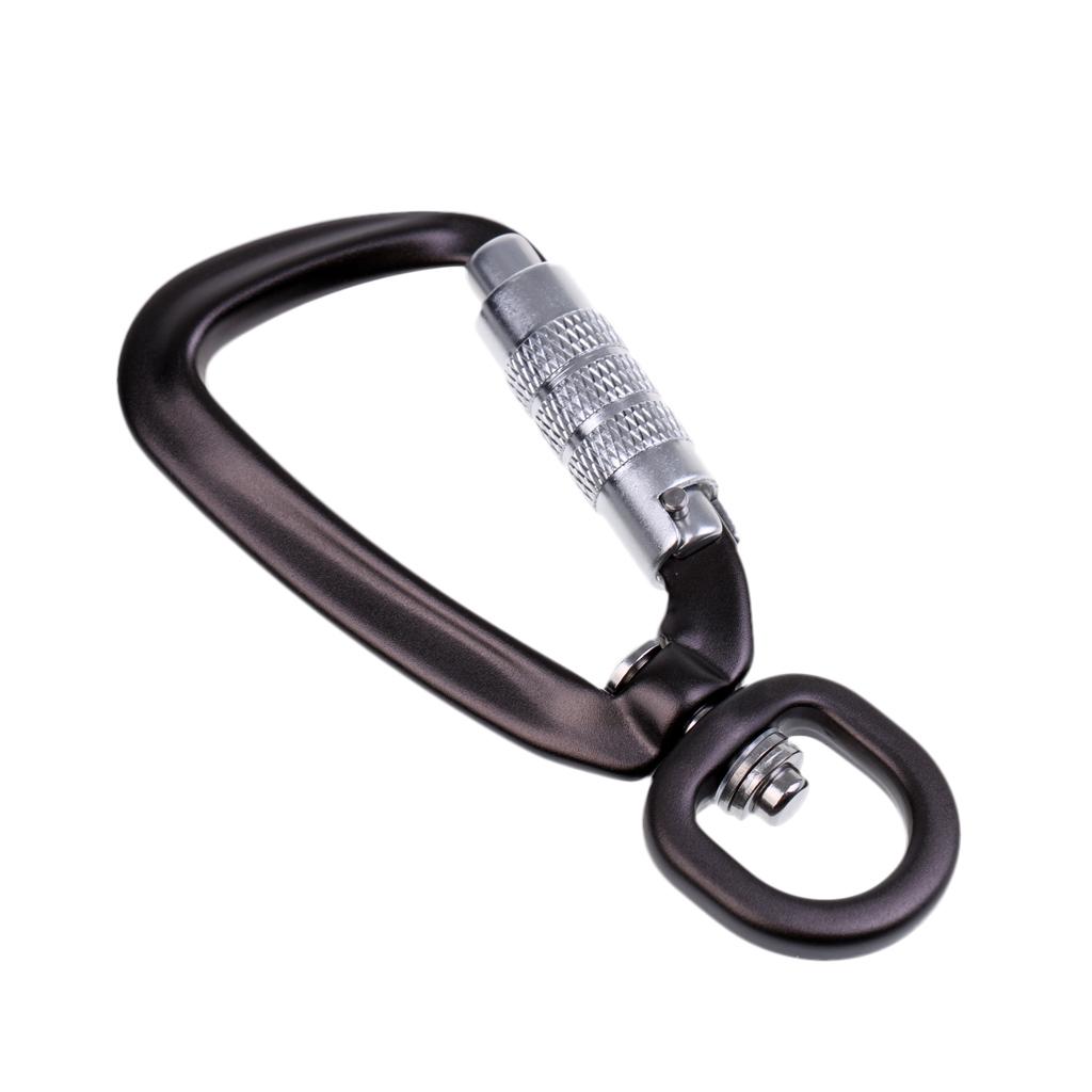 Carabiner DRing Key Chain Clip Hook Outdoor Hiking Bag Buckle w