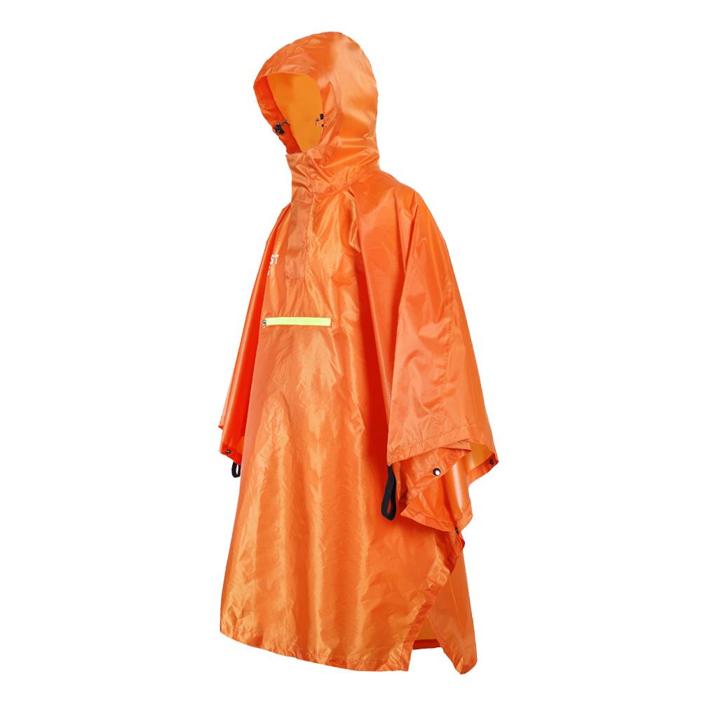 Bike Outdoor Cycling Raincoat Rain Cape Poncho Coat Rainproof Waterproof B-rain 