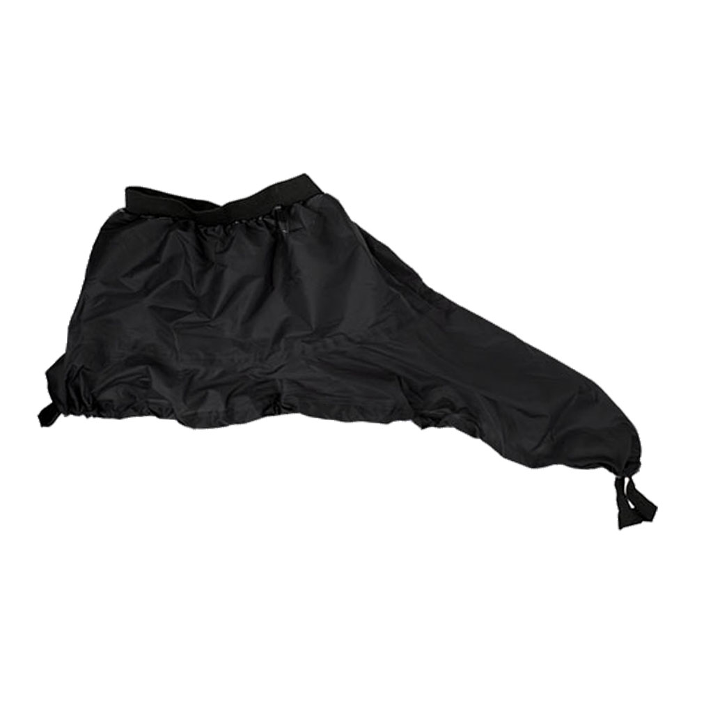 2xSpray Skirt Kayak Cockpit Deck Cover Sprayskirt Waterproof Storage Black L