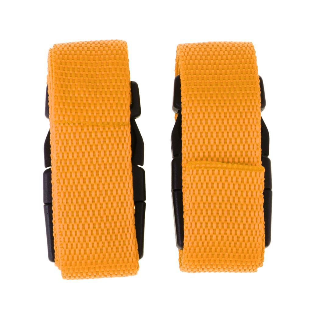 2pcs Strong Golf Trolley Webbing Straps with Quick Release Clips 1m ...