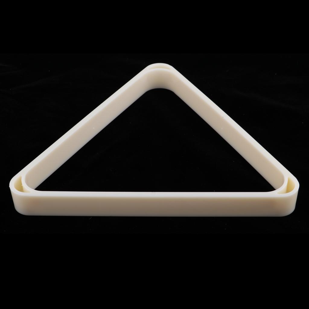 Eight Ball Pool Triangle Billiards Snooker Rack Repositioning Frame White