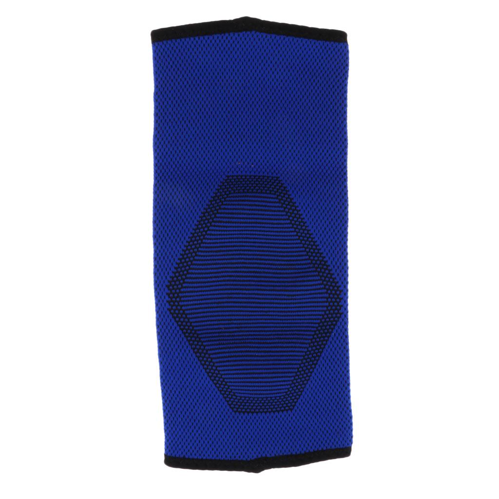 Ankle Support Brace Guard Compression Sleeve Sock for Basketball Blue