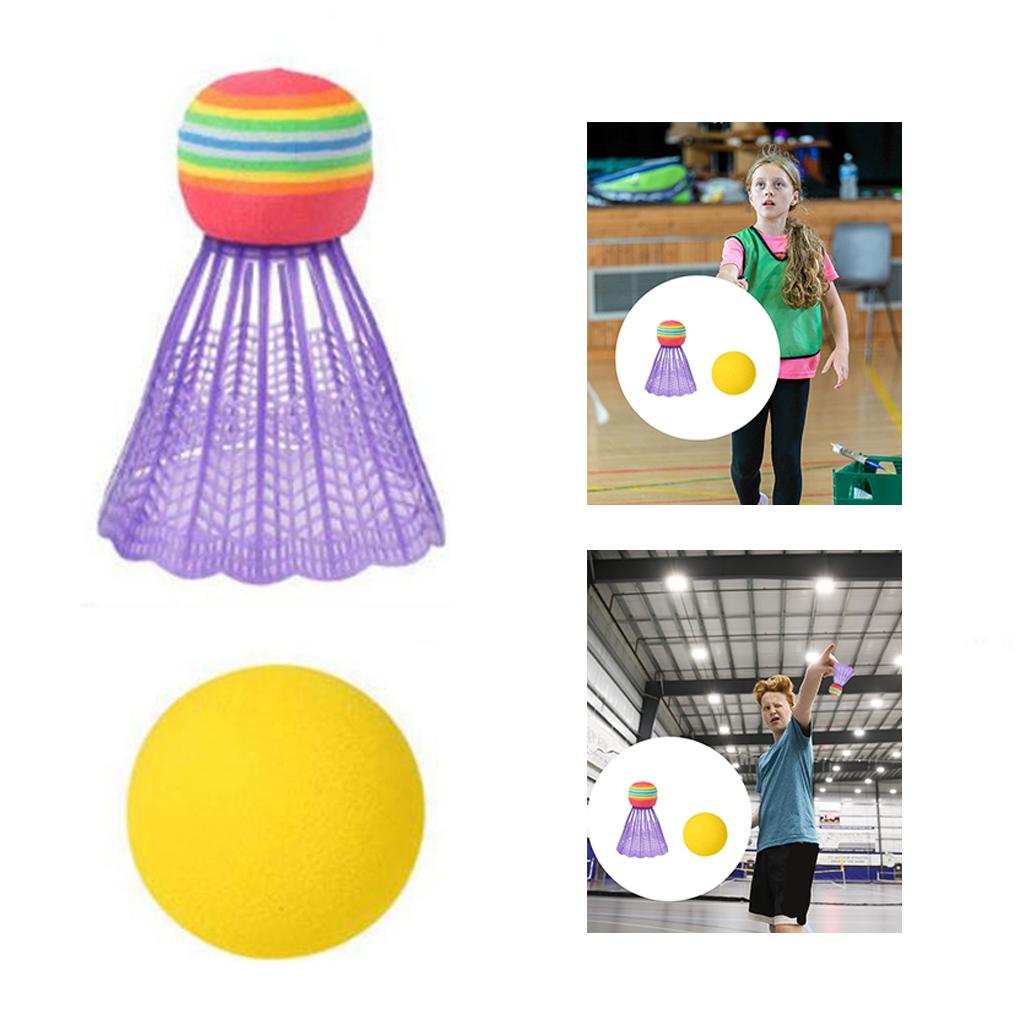 Kids Badminton Tennis Rackets Ball Set Garden Outdoor Toys Gift Only 2 Balls