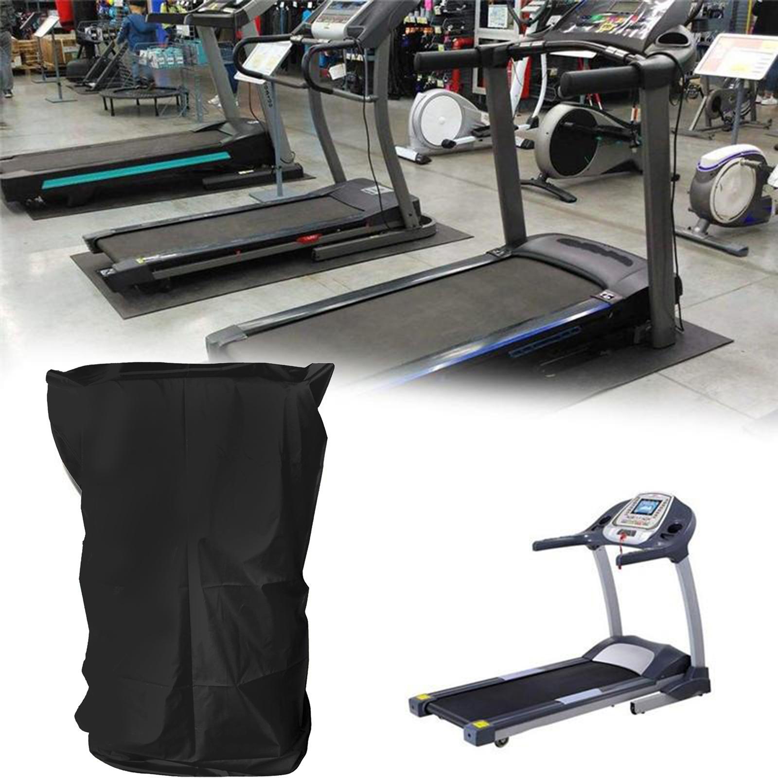 Treadmill Cover Running Machine Shelter Case Waterproof Black_110x95x160cm
