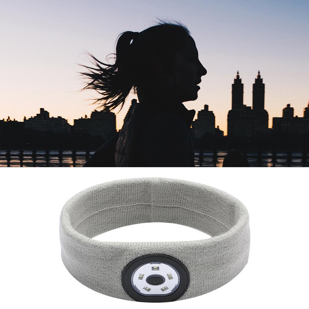 Women Men Sport Sweat Sweatband Headband Yoga Gym Hairband Gray White