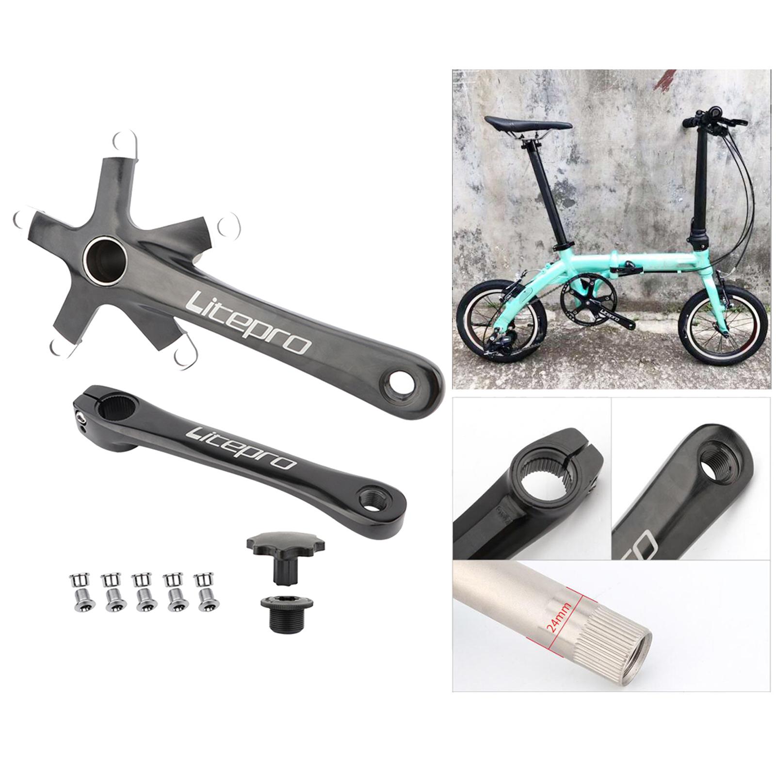 Bike Crankset Set 170mm BCD 130 with BB Replace Crankarm Crank Set